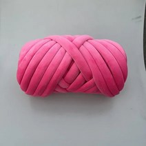 자이언트 얀 슈퍼 벨벳 두툼한 원사 1KG 1000G 두꺼운 부피가 큰 대형 실 손 뜨개질용 흰색 가방 DIY 팔 부드럽고 담요 카펫 자이언트얀 벨벳얀 1kg, Rose pink 1KG, Rose pink 1KG