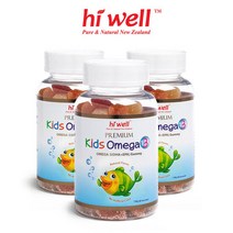 [하이웰] 키즈 오메가3 60꾸미 3통 어린이 오메가3, 단품, 단품
