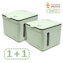 신일 1+1 프레시고 무선 진공 쌀통 진공 멀티 보관함 민트(SVM-M1266) 핑크(SVM-RP12B), SVM-M1266_[민트2개]