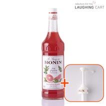 [러핑카트] 모닌 핑크자몽 시럽 1000ml+모닌 시럽펌프(과일분말증정)