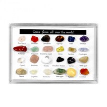 1 Set Natural Ore Specimen Lucky Stone Set Fish Tank Stone Reiki Healing Stone Gift For Bedroom Home