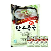 100% 국내산 한우뼈로 우려낸 진한 사골곰국 350g, 4팩