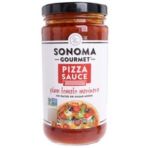 Sonoma Gourmet 오가닉 피자 소스 플럼 토마토 마리나라, 340g, 1개