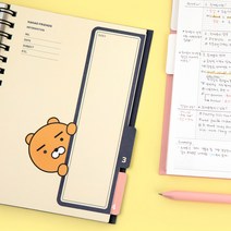 카카오프렌즈 A5 인덱스 섹션 스프링노트, 어피치