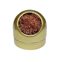 청소 볼 디 솔더링 납땜 인두 10pcs 깨끗한 스폰지 청소 노즐 팁 구리 와이어 클리너 볼 금속 상자 청소 스폰지, 상자 황금