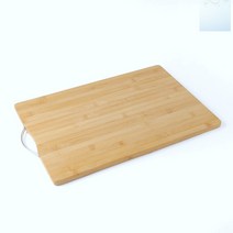 SOCEAN 손잡이 대나무 위생 부엌 목재 도마 50X34CM 뱀부 키친 보드 주방 원목 도마 요리대 가정용 칼판 세프 작업대 조리 작업판 요리판 우드 서빙 보드