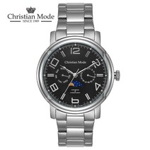 크리스챤모드 남성 문페이즈 메탈시계 CM420BS_M