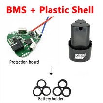 전기자전거 배터리 BMS 3S 12V DC 전기 도구 산업용 이온 배터리 보호 보드 BMS 회로 18650 홀더 핸드 산