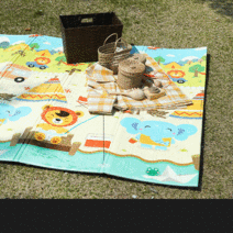 캠프미 접이식 방수 캠핑 피크닉매트 돗자리 휴대용, 랜덤발송