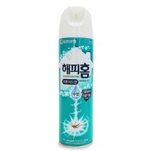 유한양행 해피홈 에어로솔 모기.파리살충제 500ml x 3 피톤치드향, 3캔