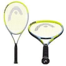 HEAD Tour Pro 테니스 라켓 - 미리 장착된 라이트 밸런스 68.6cm(27인치) 11.4cm(4 3/8인치) 그립 옐로우, 단일사이즈