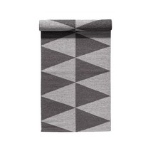 스칸디리빙 라임 PVC 러그 grey 70x150cm