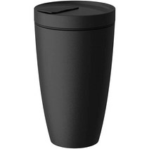 Villeroy & Boch To Go Mug 발레로이앤보흐 투고 머그 텀블러 5종 [black pink green white Rose White Pink], BLACK