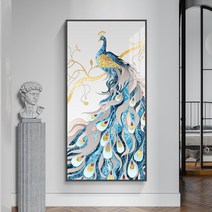 행운 인테리어 그림 사무실 현관 재물운 그림 공작 대형 보석십자수 재료, 90X160CM