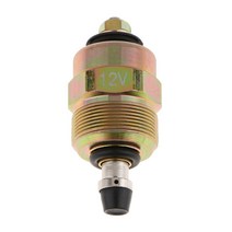 오일 압력 isuzu 0330001015 연료 솔레노이드 밸브 용 닷지 용 12v 노란색 분사 펌프 연료 차단 솔레노이드 밸브, 없음, 한개옵션0