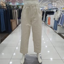 닉스 유니 코튼 컬러 투턱 1/2밴딩 와이드 FNRSCNW771M-IVA 오산모다