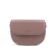 셀러허브(잡화) [라일리] Rly 다크핑크 리텔라 라운드스퀘어 심플 데일리 크로스백