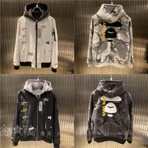 밀리터리룩 자켓 리틀 석조 AAPE 21 밀리터리 리버시블 후드 점퍼 7430