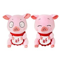 기타 바보사랑[기프트앤돌]기프트앤돌 정품 꼬마돼지 피기 복돼지 봉제인형 30cm, 놀란피기