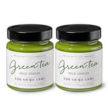 녹차 밀크스프레드 200gX2개 녹차잼, 2개, 200g