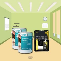 노루페인트(Noroo) 정품 팬톤페인트 벽지&벽면 셀프인테리어 리폼세트 16평 (8L), 무광, 화이트(기본)