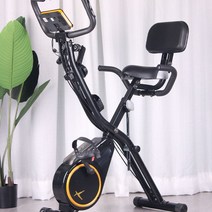 엑스바이크 접이식 미니 실내자전거 스핀바이크 홈트, 펄 화이트