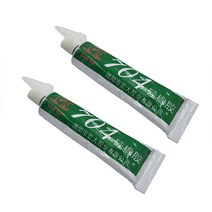 45g 704 고정 고온 내성 실리콘 고무 절연 씰링 접착제 방수 열 전도성, 01 White
