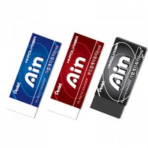 펜텔 하이폴러미 아인 대형 지우개 3개, 블랙(일반)