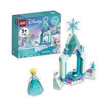 레고 LEGO 디즈니 프린세스 엘사 성 안뜰 43199 용 세트(53개)