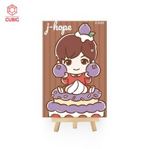 퍼즐피플 BTS BT21 보석십자수 모음, 1Ea, 보석십자수 Sweet j-hope 10x15