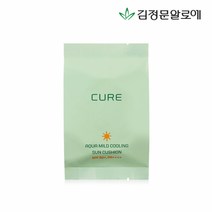김정문알로에 아쿠아 마일드 쿨링 선쿠션 리필 SPF50+ PA++++, 25g, 1개