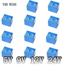 10pcs 릴레이 SRD-05VDC-SL-C SRD-09VDC-SL-C SRD-12VDC-SL-C SRD-24VDC-SL-C 5V 9V 12V 24V 10A 250VAC 5P, 04 24V
