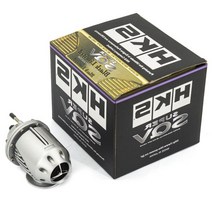 블로우 오프 밸브 패키지 범용 2 슈퍼 순차 조절 가능한 압력 1-30 psi 검정 및, 오리지널 실버