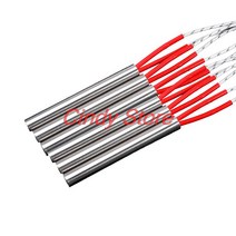 금형 카트리지 히터 가열 요소 원통형 관형 6mm/8mm/10mm/12mm 튜브 AC220V 30W-500W, 16 8x250mm 350W, 16 8x250mm 350W