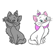 고양이 밥그릇 강아지 식기 물그릇 귀여운 마리 금속 절단 다이 디즈니 귀족 컷 DIY 스크랩북 카드 제작 장식 종이 공예 새로운 2022, [01] China, [04] 53x76mm