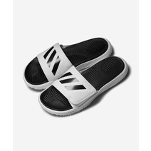 아디다스 알파바운스 슬라이드 슬리퍼 실내화 화이트 블랙 FX1326 ALPHABOUNCE C FTWWHTFX1326