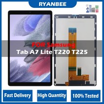 액정타블렛 그림그리는패드8.7 "삼성 갤럭시 탭 A7 라이트 2021 SM-T220 T220 T225 디스플레이 태블릿, 06 T225 Original Black