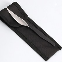 16cm 스테인레스 스틸 커팅 나이프 가죽 공예 실용적인 조각 도구 DIY 벨트 보관 가방 블랙 1 피스, 01 Black, Black