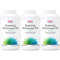 GNC 우먼스 이브닝 프림로즈 오일 1300mg 소프트젤, 180개입, 3개