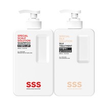 트리플에스 약산성 샴푸 + 실크 헤어 트리트먼트 580ml 세트, 1세트