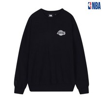 [빠른출고]/NBA LAL 스몰 팀로고 맨투맨 [아울렛 전용TS]블랙