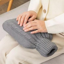보온물주머니커버 핫팩 니트 파우치 핫난로 주머니 보관, I