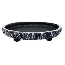 모든있슈 B66. 소나무원형 2호(흰색) 수반 분재용 숯 화분받침