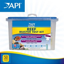 API 리프 마스터 테스터 세트 (산호용) /수족관 어항 수조 수질 관리 테스트 시약 측정 검사 키트 해수어