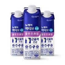 웰라이프 영양보충 대상웰라이프 뉴케어 액티브 골든프레임 밀크맛 230ml x 24팩 고단백 간식 노인식 영양균형식 체중조절, 8set