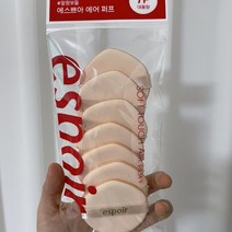 에스쁘아 소프트 터치 에어 퍼프 7p, 17개, 혼합색상