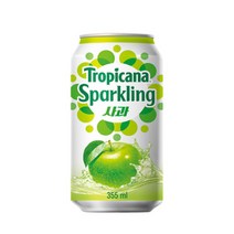트로피카나 스파클링 사과 포도 오렌지 망고 복숭아 355ml 24캔, 트로피카나 스파클링 포도 355ml