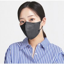 에어힐 KF94 숨쉬기 편한 새부리형 마스크 김안서리는 2D 대형 중형, 화이트100매