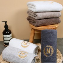 송월타올 호텔수건 30수 150g 코마사 10장 세트, 연회색x10