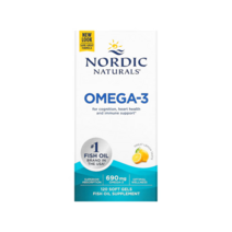 노르딕 내추럴스 오메가3 345mg 120정 소프트젤 레몬 EPA DHA